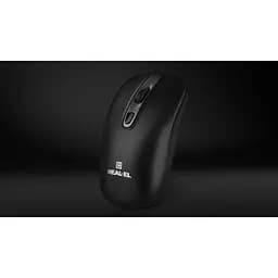 Мишка REAL-EL RM-222 USB Black/Gray (EL123200040) - мініатюра 10