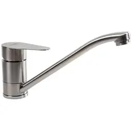 Смеситель кухонный Platinum KT6606 однорычажный из серой нержавеющей стали (000040164)