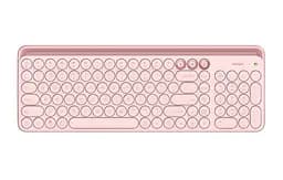 Bluetooth-клавиатура Xiaomi MiiW (MWBK01) розовая