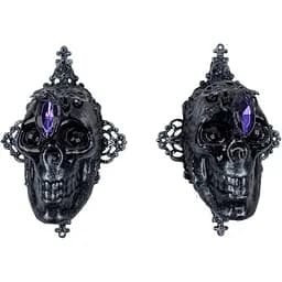 Сережки Королева Агата з черепами