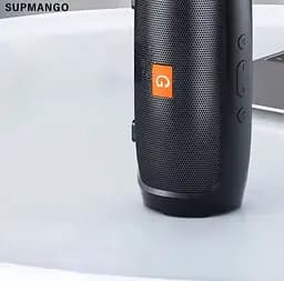 Портативна бездротова блютуз Bluetooth колонка Supmango з ФМ радіо - мініатюра 13