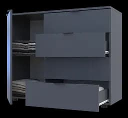 Комод Doros GС1 Графіт 100х40х81.2 (41510069) - мініатюра 7