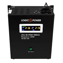 Джерело безперебійного живлення з правильною синусоїдою LogicPower LPAWPSW-500VA 350Вт, LCD, 12V під зовнішній АКБ, заряд 10А - мініатюра 2