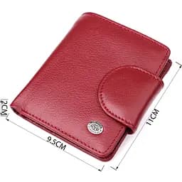 Жіночий гаманець вертикальний з натуральної шкіри ST Leather 9.5х11х2 см acs0029646 - мініатюра 3