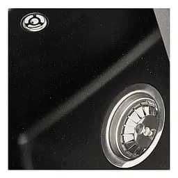 Кухонна мийка Zerix ZS-6250S-14 Black metallic ZX4594, Чорний матовий - мініатюра 3