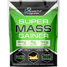 Гейнер Powerful Progress Super Mass Gainer 2 кг Banana