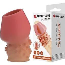 Насадка на пенис Pretty Love Matias 6.5 см телесный