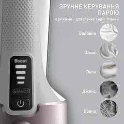 Компактний відпарювач Tefal Pure Force 2 в 1 білий (DT8720E0) - мініатюра 4