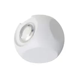 Підсвічування вуличне біле Brille кулеподібної форми AL-293/2х3W WW COB IP65 WH