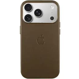Чохол Epik шкіряний Leather Case AA with MagSafe and Animation для Apple iPhone 17 Pro 6.3" Coffee