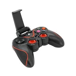 Беспроводной геймпад Voltronic V8 для iOS, Android, Switch, PS3, PS4, PC и TV черно-красный