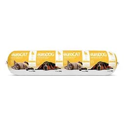 Вологий корм EuroDog/EuroCat Salami Chicken для собак і котів салямі з куркою 1 кг