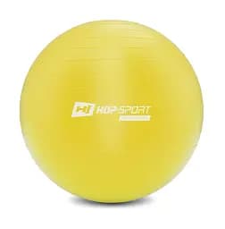 Фітбол Hop-Sport 75см жовтий + насос 2020 - мініатюра 2