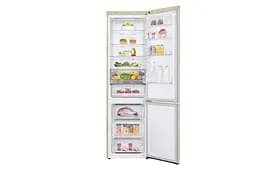 Холодильник LG GA-B509MEQZ 203х68х60см 2 дв холодильне відділення 277 л морозильне відділення 107 л A++ NF Лін Диспл зовнішній Бежевий (GA-B509MEQZ) - мініатюра 8