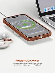 Силиконовый чехол с MagSafe для Apple iPhone 17 Pro, ICON2 MagCase, терракотовый, противоударный, панель с мягкой подкладкой, защита всего корпуса, поддержка беспроводной зарядки, совместим с защитными стеклами и пленками, ArmorStandart (ARM89023) - мініатюра 8