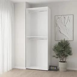 Шафа для одягу з двома штангами С-7.0 Білий Idea