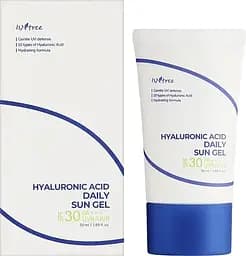 Гель солнцезащитный с гиалуроновой кислотой 50 мл Isntree Hyaluronic Acid Daily Sun Gel SPF/СПФ 30+ PA+++ UVA/UVB
