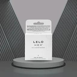 Презервативи Lelo Hex Original упаковка 3 шт. - мініатюра 5