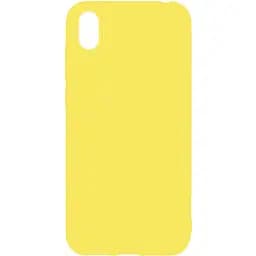 Чохол-накладка Toto 1 mm Matt TPU Case HuAwei Y5 2019 Yellow