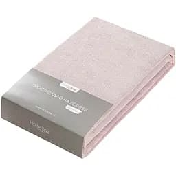 Простыня махровая на резинке Home Line 160x200х20 см розовый (195116)