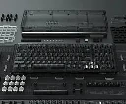 Бездротова клавіатура Xiaomi Miiw Customized Mechanical Keyboard BlackIO98 Dark Silver (3262407) - мініатюра 3