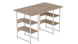 Комп'ютерний стіл Ferrum-decor Карен 75x140x70 білий ДСП Дуб Сан-Марино 32мм (FRD-102294)