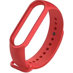 Ремінець Uwatch Replacement Silicone Band For Xiaomi Mi Band 5/6/7 Red