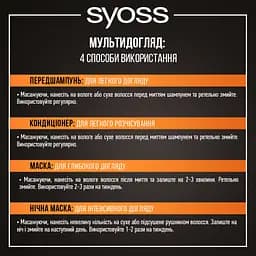 Інтенсивна маска для сухого волосся Syoss Moisture Boost, 500 мл - мініатюра 3