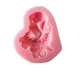 Молд силіконовий кондитерський для мастики та шоколаду Наречена 9x7.5 см, Kitchen Master Рожевий 87237