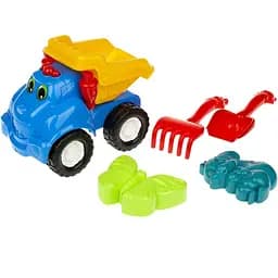 Пісочний набір Colorplast Самоскид "Смайл" №2 Colorplast 0138 Синій