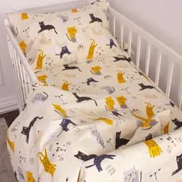 Простынь MirSon Бязь 20-0021 Cats 200x220 см (2200010283341)