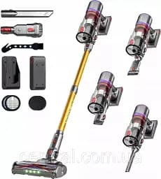 Пылесос аккумуляторный Unindell home uv5 48000pa 550в 65min Б/у
