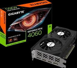 Видеокарта GeForce RTX 4060 8GB Gigabyte WindForce OC (GV-N4060WF2OC-8GD) Б/У