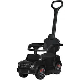 Дитяча каталка-толокар Bambi M 5795AL-2 з батьківською ручкою чорний