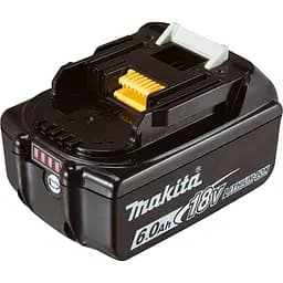 Акумулятор BL1860B 18V 6A до електроінструменту Makita з індикацією (в картонній коробці) - мініатюра 6