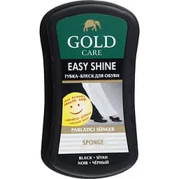 Губка-блиск для взуття Gold Care чорна 