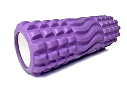 Масажний ролик EasyFit Wavyspines 33 см Фіолетовий (EF-3701-V)