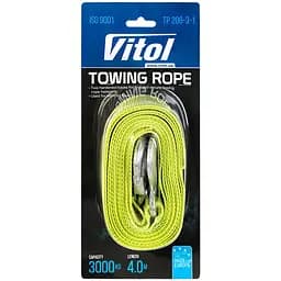 Трос буксирувальний Vitol ST206 стрічка 40 мм х 4 м (TP-206-3-1) - мініатюра 4