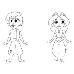 Розмальовка "Гра з кольором. Аладдін" Ранок 1426003 Disney Маля, 12 сторінок - мініатюра 3