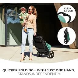 Прогулянковий візочок Kinderkraft Rine Juicy Green зелений (00-00305206) - мініатюра 11