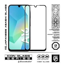 Захисне скло для Samsung Galaxy A16 4G (A165), Icon, 2.5D загартоване скло, повне проклеювання, глянсове, удароміцне, з олеофобним покриттям, сумісне з чохлами, міцність 9H, проста установка, ArmorStandart (ARM80168) - мініатюра 2