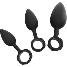 Набір анальних пробок Bathmate Anal Training Plugs діаметр 2.5 см 3.1 см 3.8 см