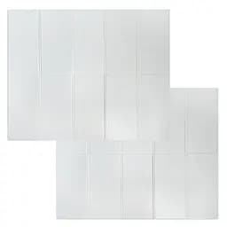 Дитячий складний термокилимок Sticker Wall однотонний 2000х1500х10мм Білий 296 SW-00001188 - мініатюра 2