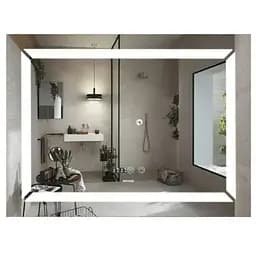 Дзеркало Mixxus Light MR01-80x60 (годинник, LED-підсвічування, антизапотівання) (MI5998)