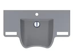 Умивальник Miraggio KRAKOW GRAY (8813471) Mirasoft, Матовий, Підвісний, Сірий - мініатюра 4