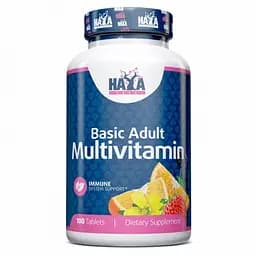Витамины и минералы Haya Labs Basic Adult Multivitamin 100 таблеток