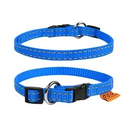 Нашийник "Dog Extreme" з нейлону регульований (ширина 14мм довжина 23-35см) блакитний