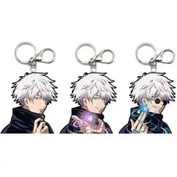 Брелок голографічний 3D Магічна битва Годжо Сатору Jujutsu Kaisen Gojo Satoru 5 см