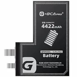 Акумулятор iPhone 15 Pro Max 4422mAh, без контролера, оригінал G+OCA PRo