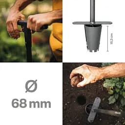 Саджалка для цибулинних рослин Fiskars Ergo 68 мм (1057078) - мініатюра 2